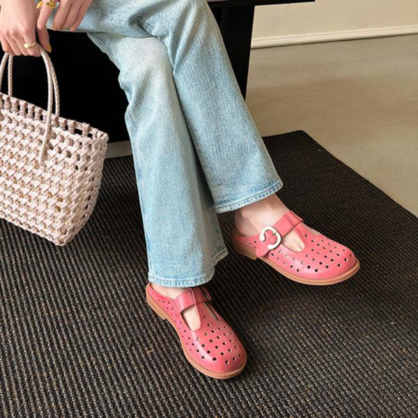 Elegant Handmade Genuine Leather Women's Shoes with Luxury Craftsmanship(Egupai8883310)