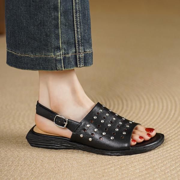 Luxury Handcrafted Genuine Leather Women's Shoes(Egupai8883312)