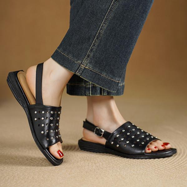 Luxury Handcrafted Genuine Leather Women's Shoes(Egupai8883312)