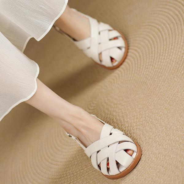 Exquisite Handmade Leather Women's Shoes: A Luxurious Touch of Elegance(Egupai8883316)