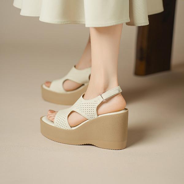 Handcrafted Luxury Leather Women's Shoes with Exquisite Craftsmanship(Egupai888A06)