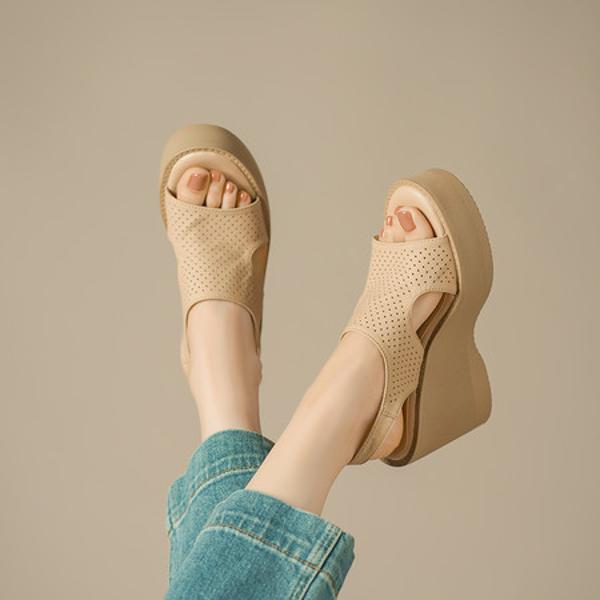 Handcrafted Luxury Leather Women's Shoes with Exquisite Craftsmanship(Egupai888A06)