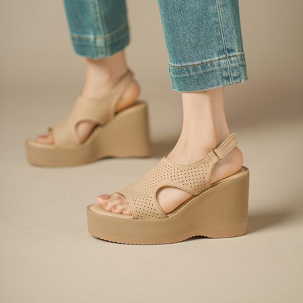 Handcrafted Luxury Leather Women's Shoes with Exquisite Craftsmanship(Egupai888A06)