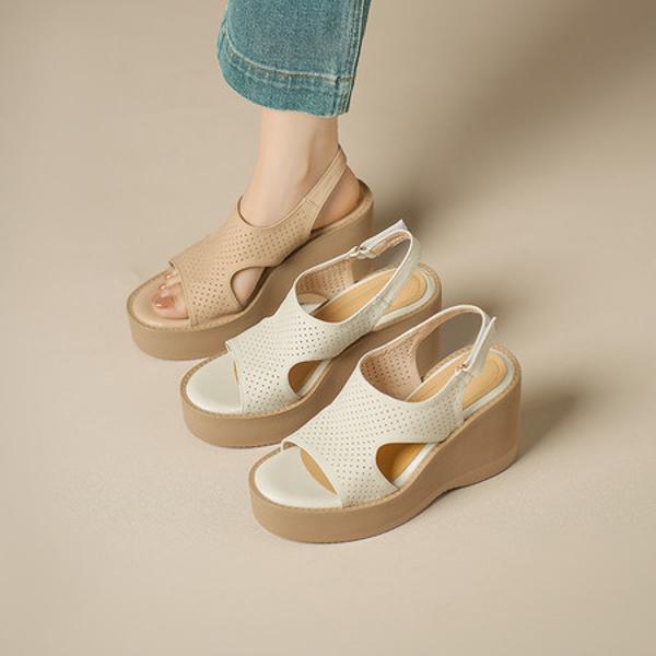 Handcrafted Luxury Leather Women's Shoes with Exquisite Craftsmanship(Egupai888A06)