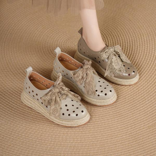 Handcrafted Luxury Genuine Leather Women's Shoes(Egupai8883336)