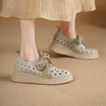 Handcrafted Luxury Genuine Leather Women's Shoes(Egupai8883336)