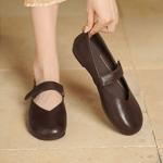Elegant Handcrafted Genuine Leather Women's Shoes of Superior Luxury(Egupai8883365)
