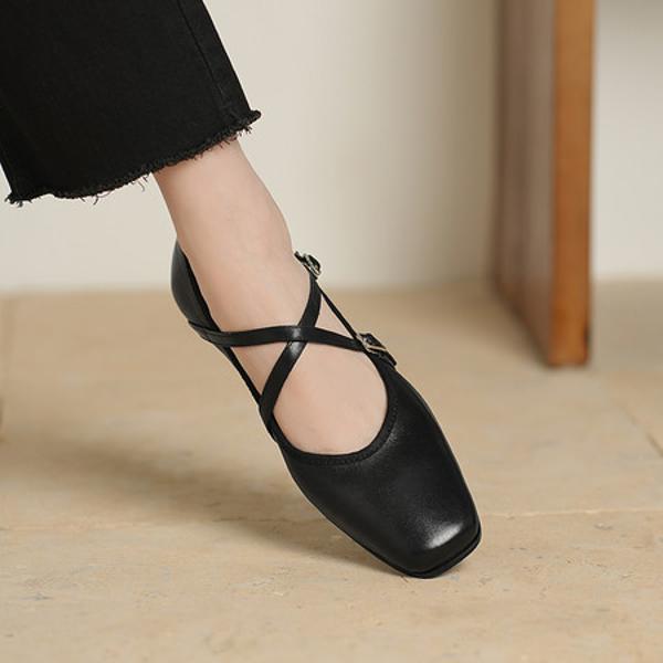 Exquisite Handcrafted Leather Women's Shoes: Luxury Meets Elegance(Egupai8883371)