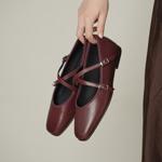 Exquisite Handcrafted Leather Women's Shoes: Luxury Meets Elegance(Egupai8883371)