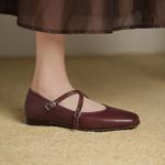 Exquisite Handcrafted Leather Women's Shoes: Luxury Meets Elegance(Egupai8883371)