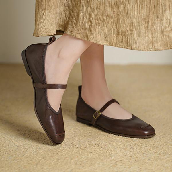 Luxurious Handmade Genuine Leather Women's Shoes(Egupai8883357)