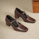 Handcrafted Leather Women's Shoes: Elegance Meets Quality(Egupai8883339)