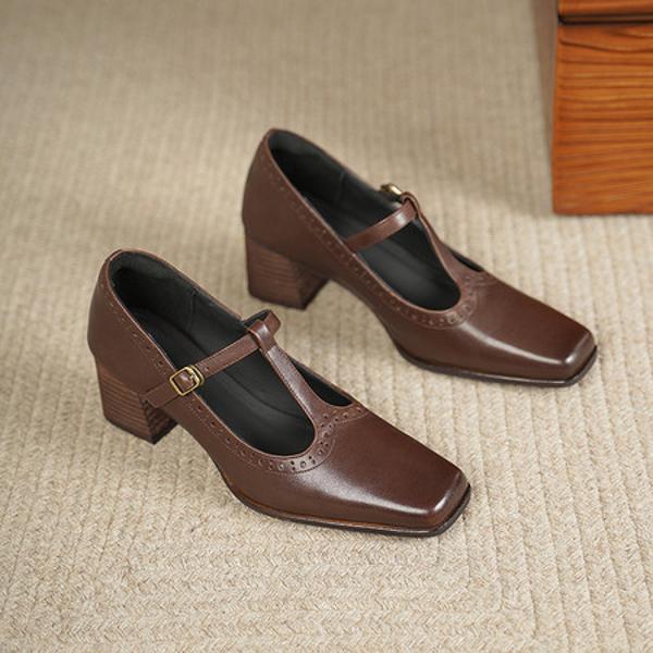 Handcrafted Leather Women's Shoes: Elegance Meets Quality(Egupai8883339)