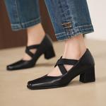 Handcrafted Luxury Leather Women's Shoes: Elegance in Every Stitch(Egupai8883355)