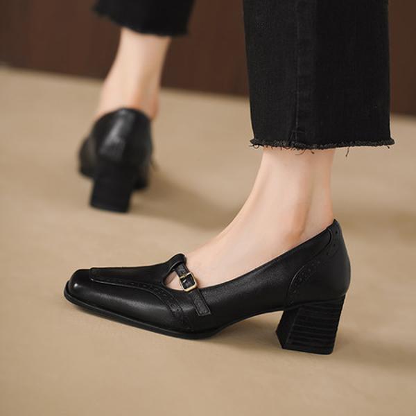 Elegant Handmade Leather Women's Shoes: Luxury Craftsmanship Unleashed(Egupai8883350)