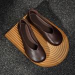 Handcrafted Leather Women's Shoes: Luxurious Elegance(Egupai8883385)