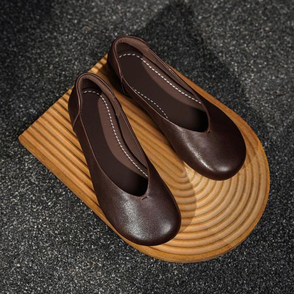 Handcrafted Leather Women's Shoes: Luxurious Elegance(Egupai8883385)