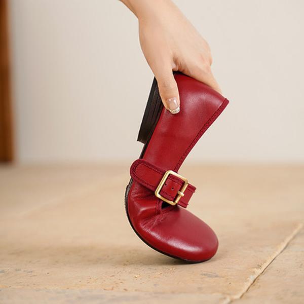 Handcrafted Leather Women's Shoes: Timeless Luxury & Elegance(Egupai8883382)