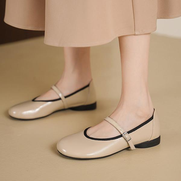 Exquisite Handmade Leather Women's Shoes - Luxury Craftsmanship(Egupai8883381)