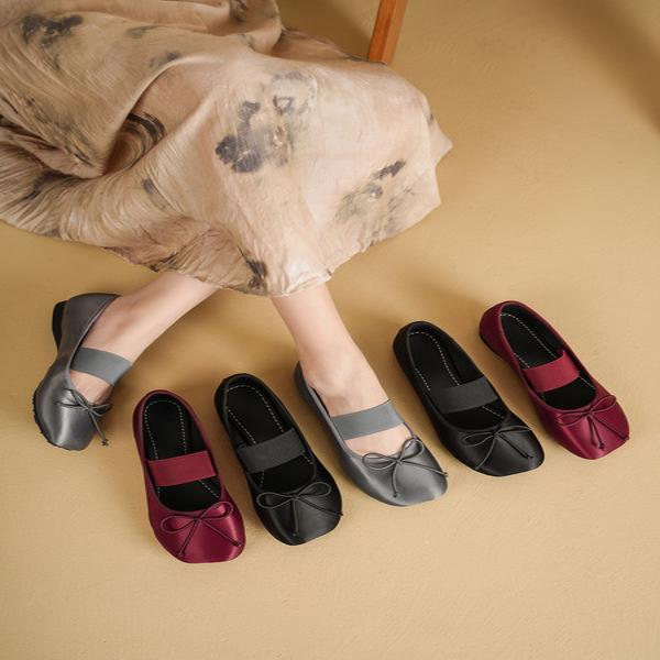 Luxury Handcrafted Leather Women’s Shoes: Timeless Elegance(Egupai8883386)