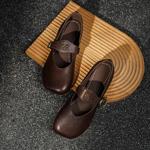 Handcrafted Luxury Leather Women's Shoes with Elegance(Egupai8883389)