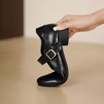 Exquisite Handcrafted Leather Women's Shoes: Luxury, Elegance, and Quality(Egupai8883392)