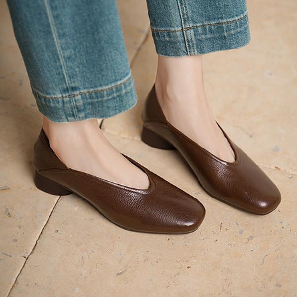 Handcrafted Genuine Leather Women's Shoes: Luxury, Elegance & Quality(Egupai8883391)