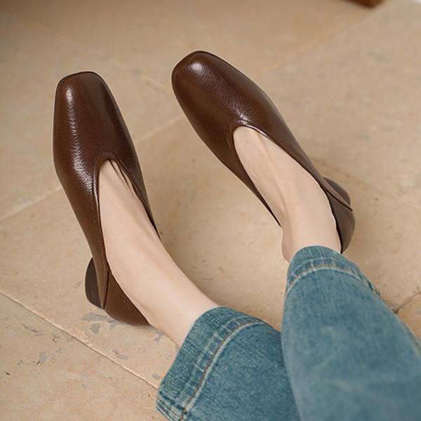 Handcrafted Genuine Leather Women's Shoes: Luxury, Elegance & Quality(Egupai8883391)