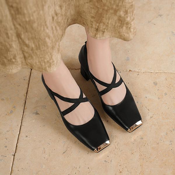 Handcrafted Luxury Leather Women's Shoes: Elegant Artistry & Quality(Egupai8883378)