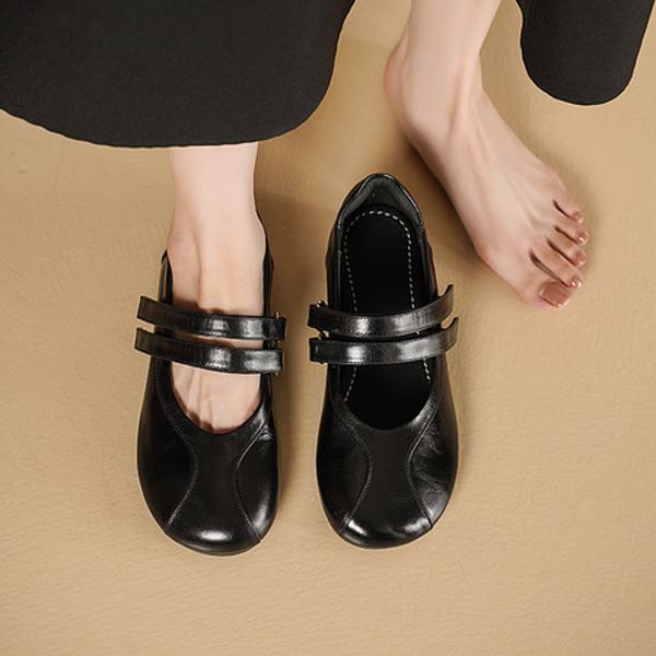 Sophisticated Handcrafted Leather Women's Shoes for Elegant Style(Egupai8883395)