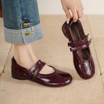 Sophisticated Handcrafted Leather Women's Shoes for Elegant Style(Egupai8883395)