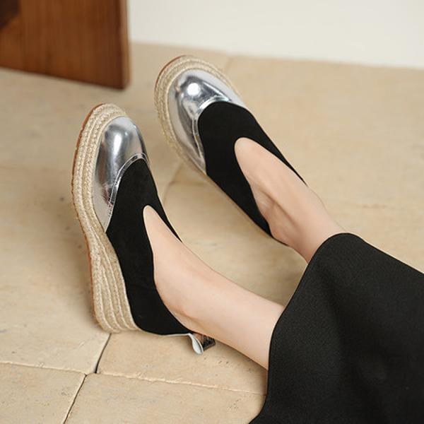 Handcrafted Leather Women's Shoes - Luxurious Elegance(Egupai8883501)