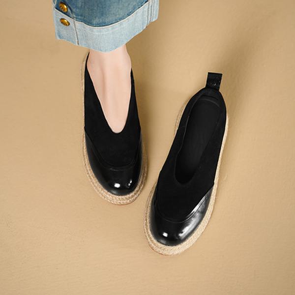 Handcrafted Leather Women's Shoes - Luxurious Elegance(Egupai8883501)