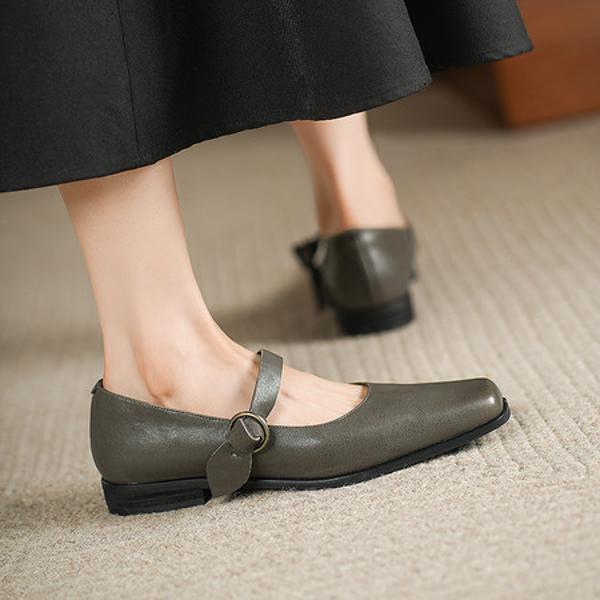 Crafted Elegance: Luxurious Genuine Leather Handmade Women’s Shoes(Egupai8883368)