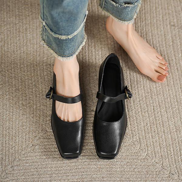 Crafted Elegance: Luxurious Genuine Leather Handmade Women’s Shoes(Egupai8883368)