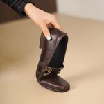 Handcrafted Genuine Leather Women's Shoes - Luxurious Elegance & Quality(Egupai8883367)