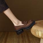 Handcrafted Luxury Leather Women's Shoes - Elegant Design(Eoct20161002M140-1-1)