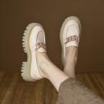 Handcrafted Luxury Leather Women's Shoes: Elegance Redefined(Eoct20161002M203-11)