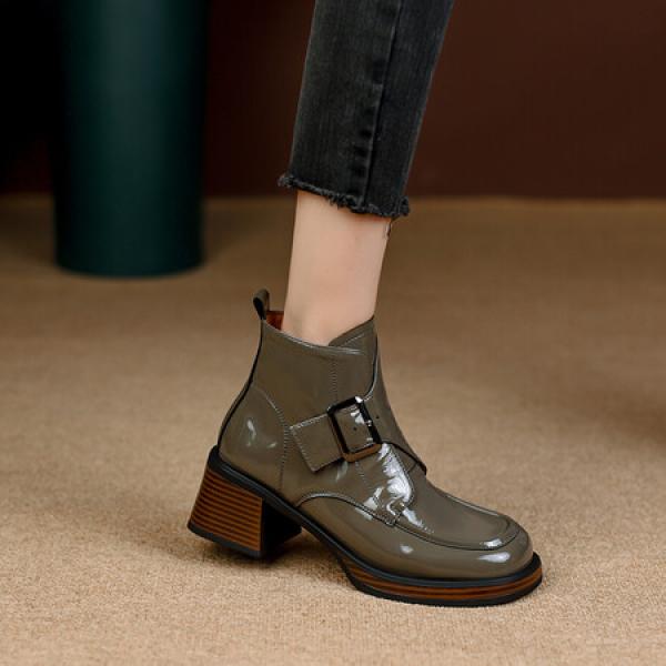 Elegant Handmade Genuine Leather Women's Shoes - Luxury Craftsmanship(Eoct20161002M3553-5)