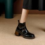 Elegant Handmade Genuine Leather Women's Shoes - Luxury Craftsmanship(Eoct20161002M3553-5)