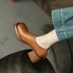 Handcrafted Luxury Leather Women's Shoes - Elegant Quality(Eoct20161002M8126-7)