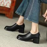 Handcrafted Luxury Leather Women's Shoes - Elegant Quality(Eoct20161002M8126-7)