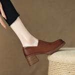 Exquisite Handcrafted Leather Shoes for Elegant Women(Eoct20161002M8126-2)