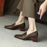 Elegant Handcrafted Genuine Leather Women’s Shoes(Eoct20161002M8558-2)