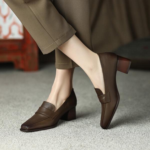 Elegant Handcrafted Genuine Leather Women’s Shoes(Eoct20161002M8558-2)