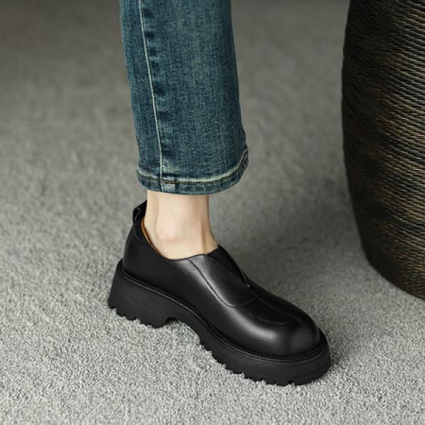 Elegant Handcrafted Leather Women's Shoes - Luxury Craftsmanship(Eoct20161002M1109-17)