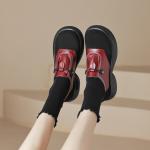 Handcrafted Luxury Leather Women's Shoes - Elegance Redefined(Eoct20161002M235-8)