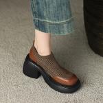 Handcrafted Luxury Leather Women's Shoes - Elegant Quality(Eoct20161002M938-1)