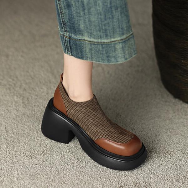 Handcrafted Luxury Leather Women's Shoes - Elegant Quality(Eoct20161002M938-1)