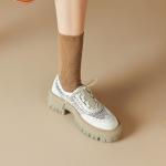 Handcrafted Luxury Leather Women's Shoes - Elegant Quality(Eoct20161002C203-2)